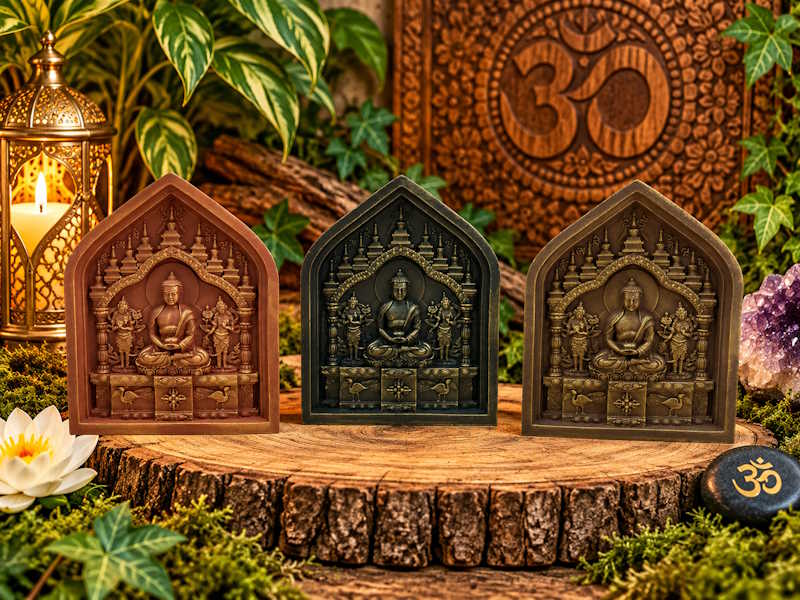 Buda en Santuario Tibetano Serenidad y Protección